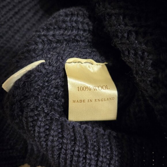 Peregrine men's XXL NWOT wool sweater 1/3 zip Nordic double ply - Picture 4 of 5